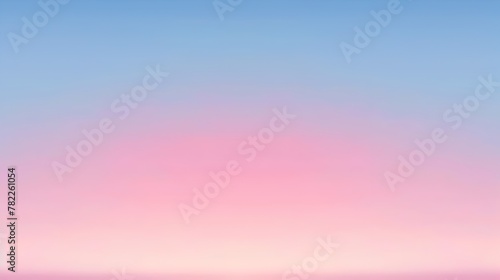 Peaceful Gradient Sky Transitioning from Blue to Soft Pink Sunset at Dusk