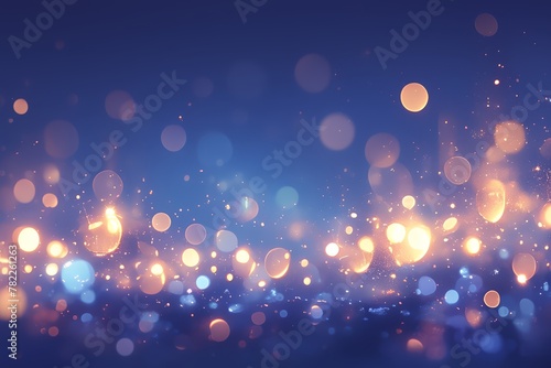Colorful bokeh lights background with copy space. Abstract blurry background vector design. illustration of colorful bokeh effect. 