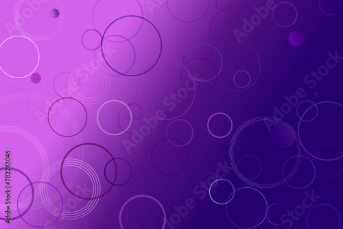 Geometrical ring landing page background - geometric abstract vector graphic design with circles