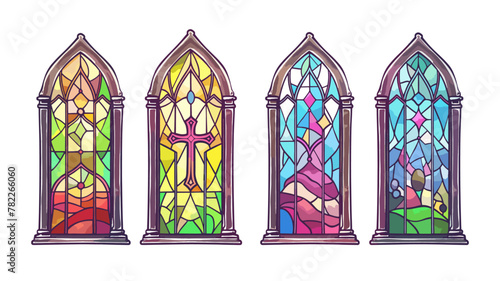 stained glass window in church