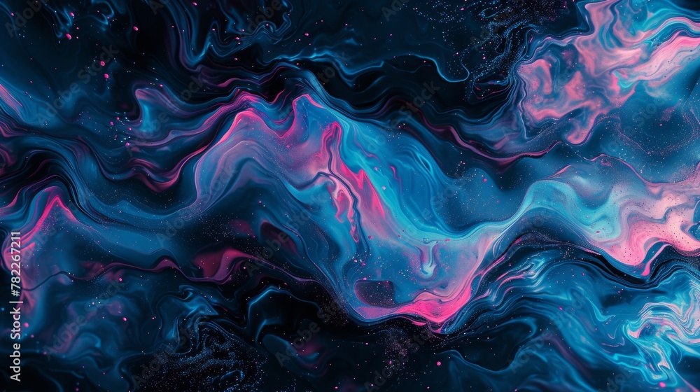 Abstract neon wavy liquid pattern Abstract neon wavy liquid pattern