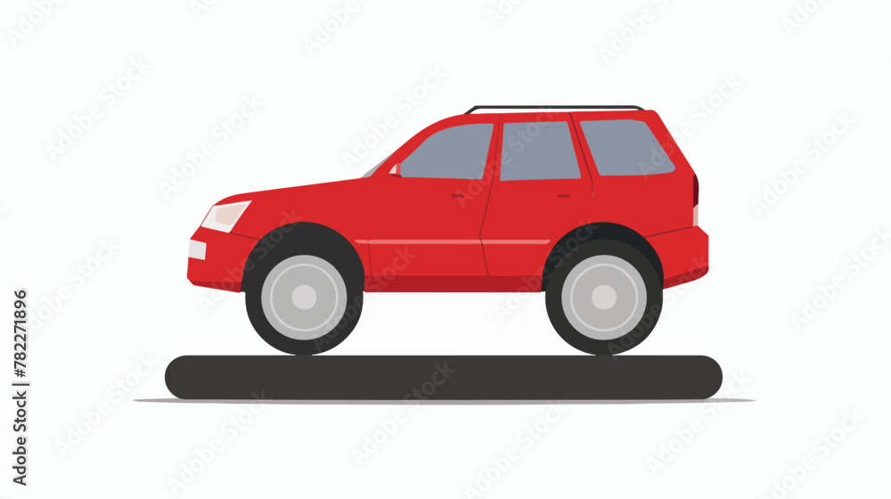 Balance vehicle icon digital red for any design iso