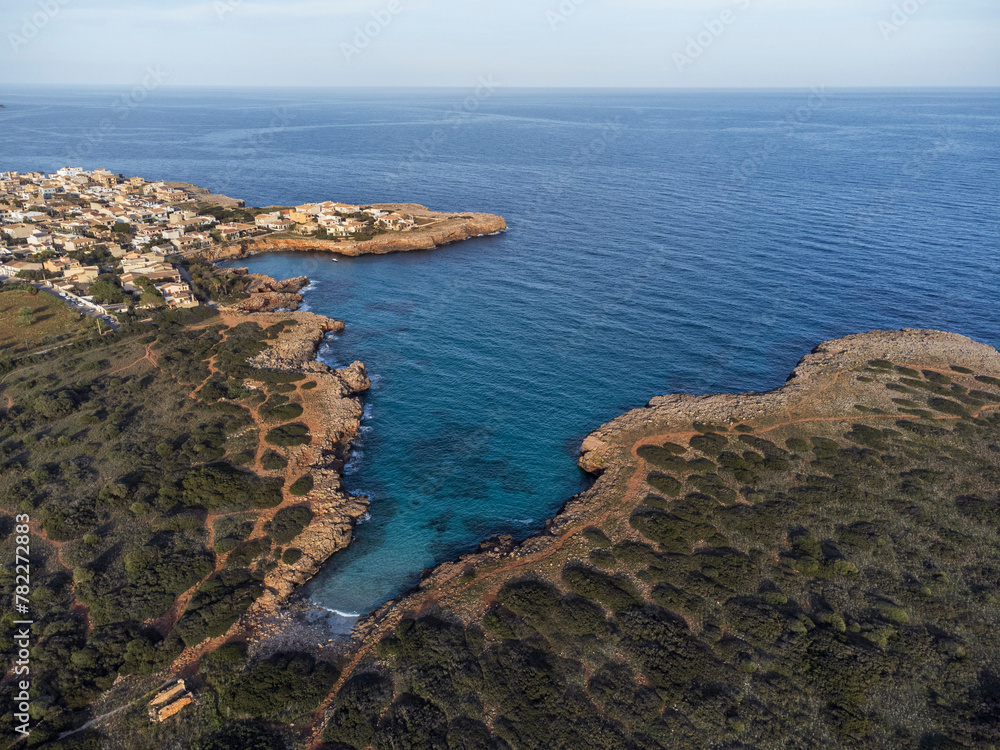 Caló d'en Rafelino and Cala Morlanda, Manacor, Mallorca, Balearic Islands, Spain Caló d'en Rafelino and Cala Morlanda, Manacor, Mallorca, Balearic Islands, Spain