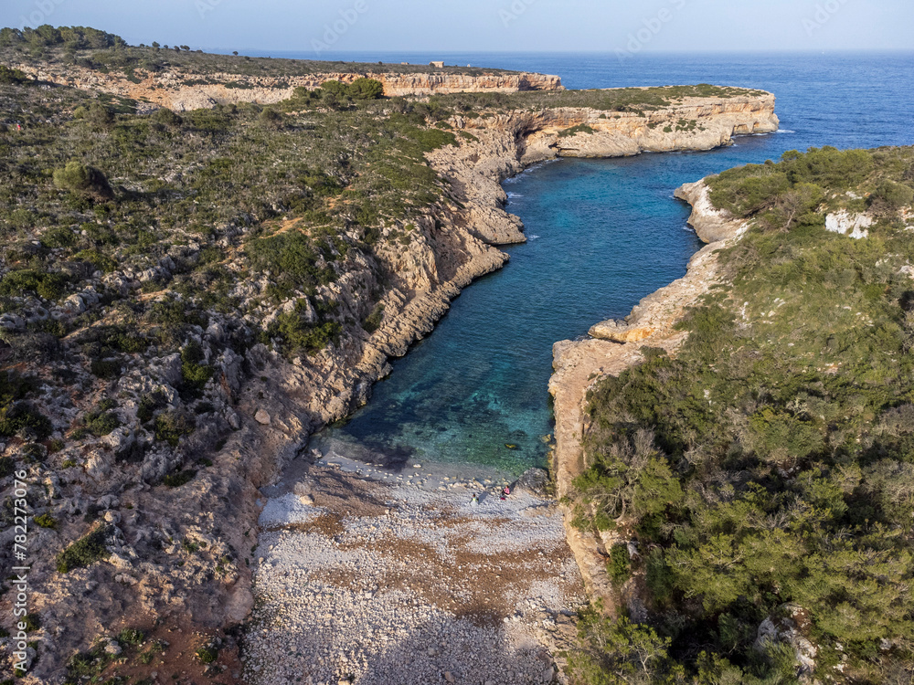 Cala Virgili, Manacor, Mallorca, Balearic Islands, Spain