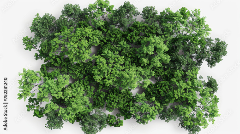 aerial view of woods, isolated, transparent aerial view of woods, isolated, transparent