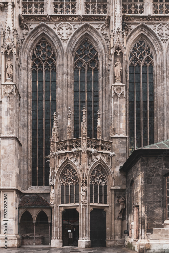 entrance to the cathedral of St Stephan entrance to the cathedral of St Stephan