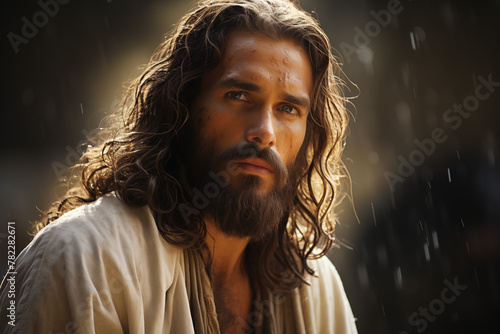 Image representing Jesus Christ. Topics related to the Christian religion. Catholic religious holidays. Christianity. Catholicism. Christian holidays.