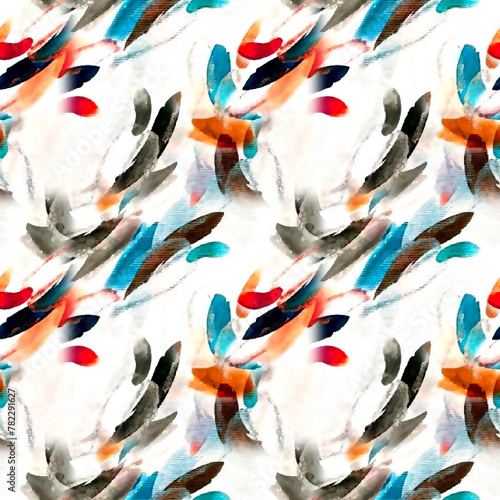 Seamless Print Shibori pattern and tie-dye allover textile Shibori allovers pattern design