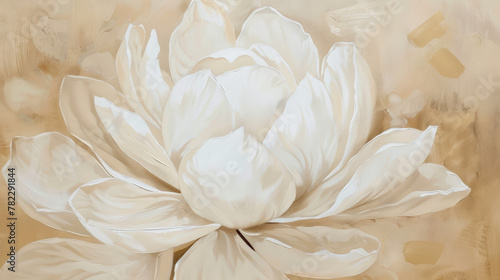 white flower, large white petals © Cedric