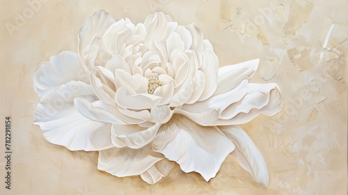 white flower  large white petals