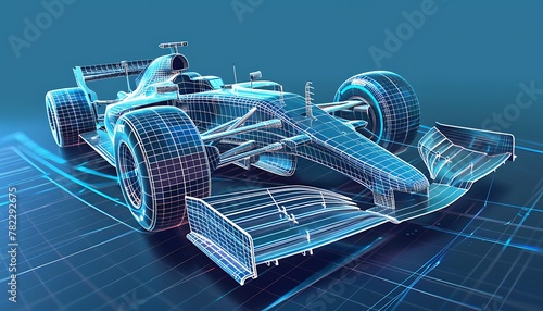 Develop CAE Model for Enhanced Formula 1 Aerodynamics, Analyze airflow, wing setups, and tire aerodynamics to boost speed and stability on the track