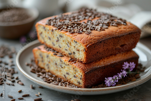 Caraway seed cake. Seed cake is a traditional British cake flavoured with caraway or other flavoursome seeds