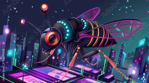 With antennae that could detect the faintest wireless signals the cyber insect was the ultimate spy © JK_kyoto