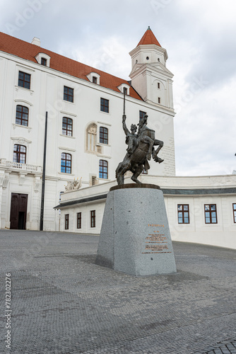 Old town of Bratislava in winter