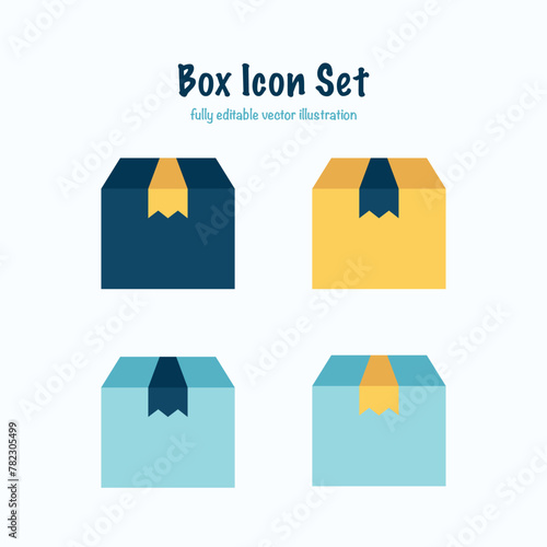 Box Icon Vector Set