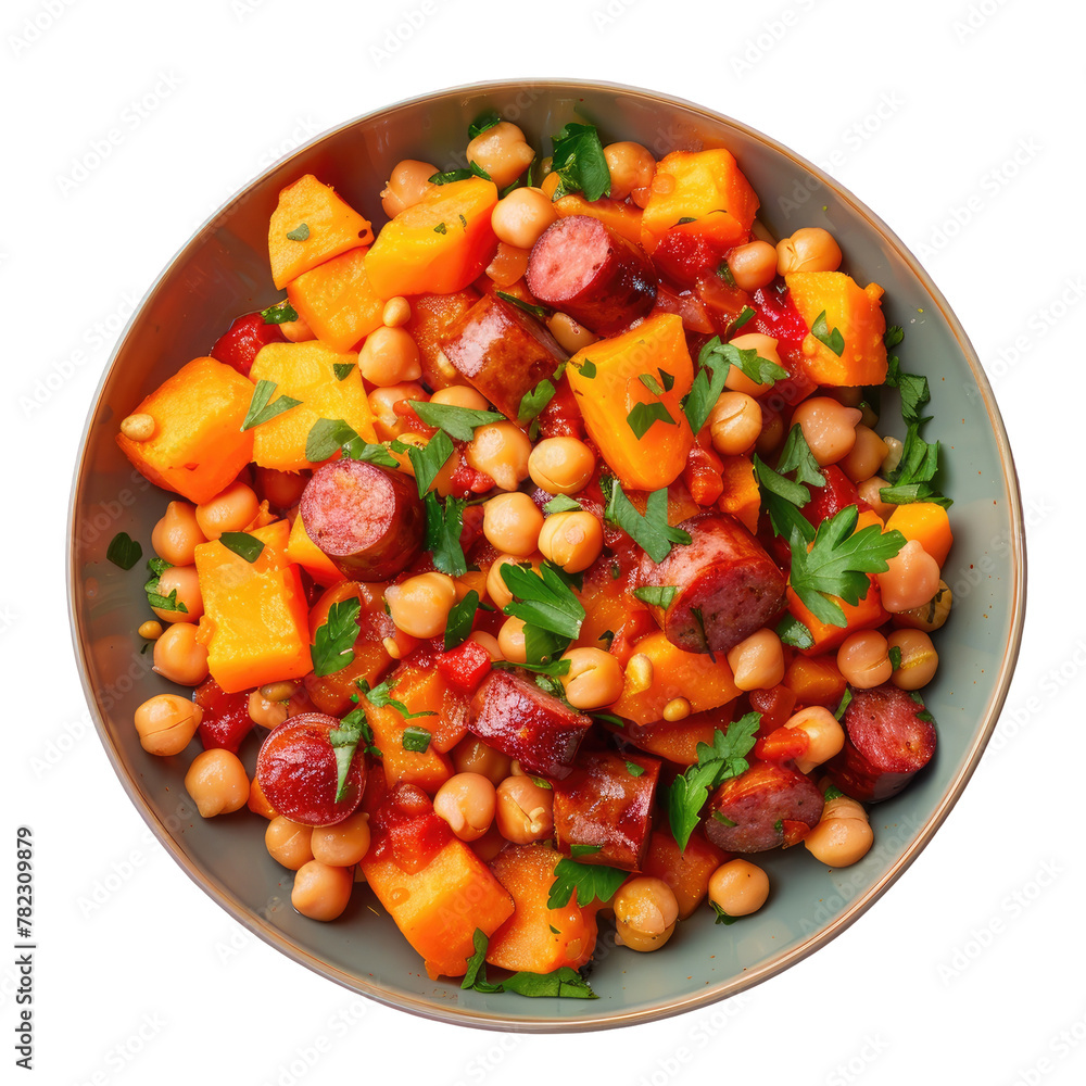 Bowl of beans and carrots Bowl of beans and carrots