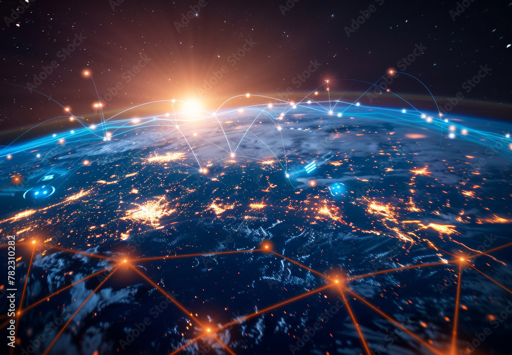 Fototapeta premium Digital world