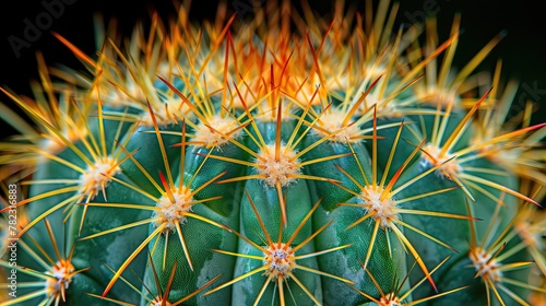 Close-Up of Spiny Cactus - Background Texture