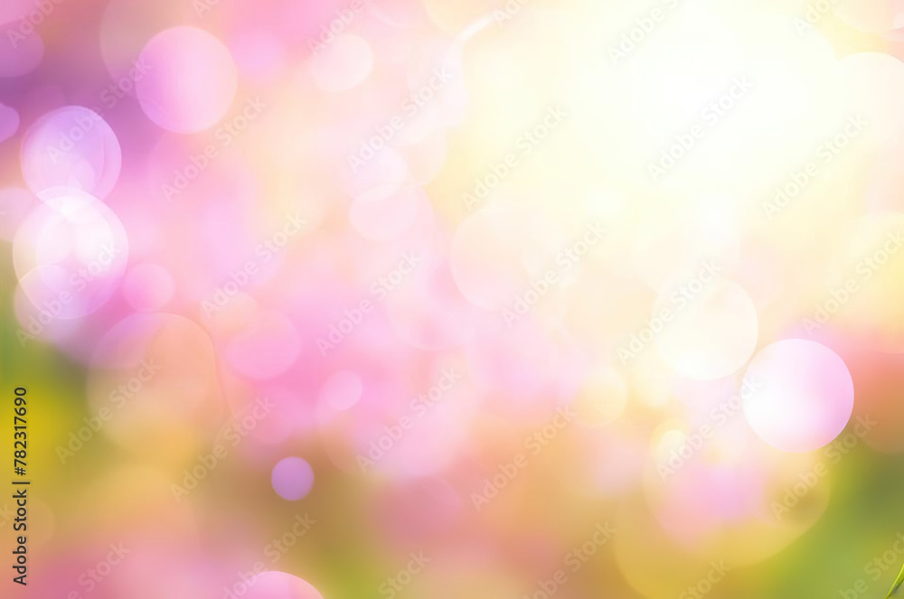 summer flower bokeh realistic background summer flower bokeh realistic background