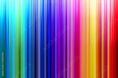 Vibrant spectrum of colors: Blurred rainbow stripes with a smooth gradient transition