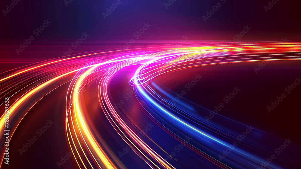 Abstract background with light trails Abstract background with light trails