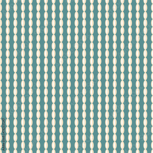 Seamless glamour print pattern with beads jewelry art decor wallpaper for textile, package, paper