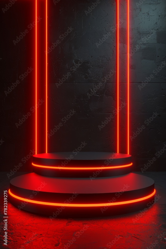 Red Light on Top of Stand Red Light on Top of Stand