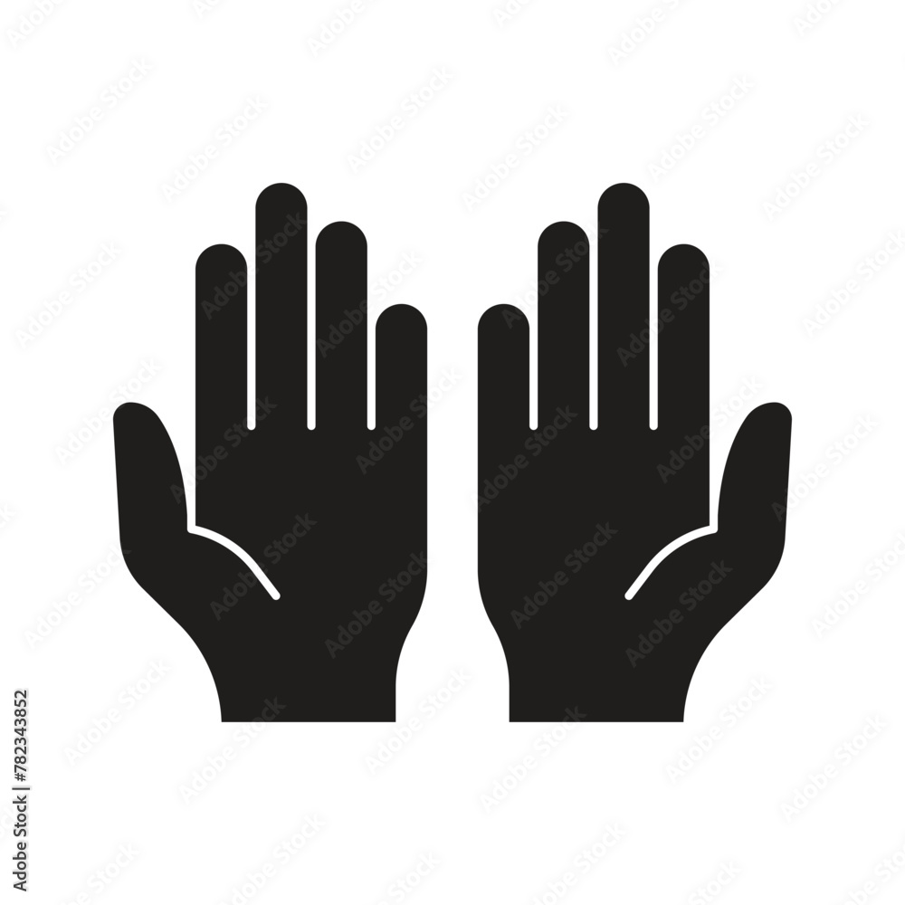 Fototapeta premium Charity - thin line vector icon set.