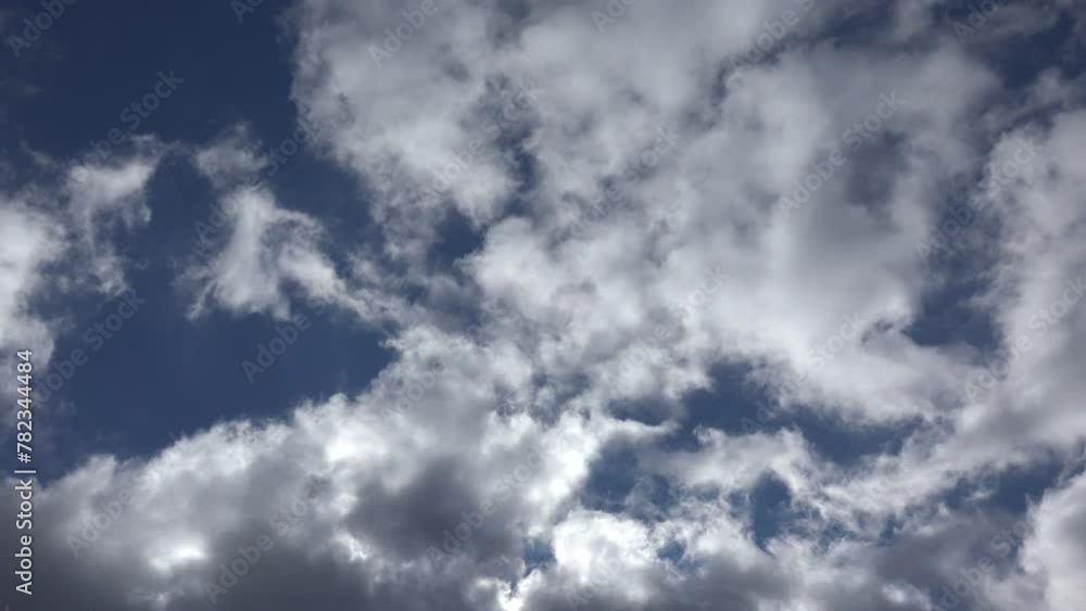 Puffy Clouds on Blue Sky in Sunset Timelapse, Dramatic Fluffy Cloudy Day, Rainy Clouds View, Cloudscape Time Lapse Puffy Clouds on Blue Sky in Sunset Timelapse, Dramatic Fluffy Cloudy Day, Rainy Clouds View, Cloudscape Time Lapse