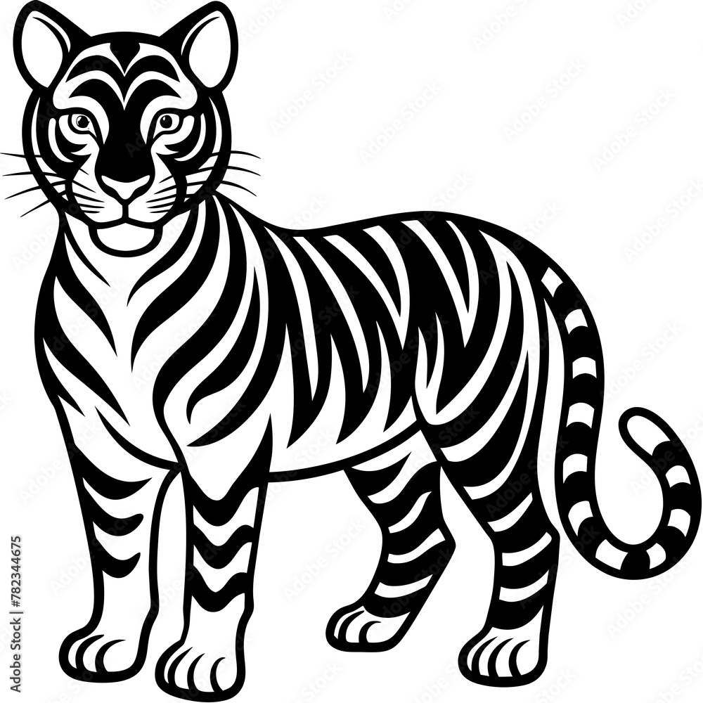 tiger background vector illustration tiger background vector illustration
