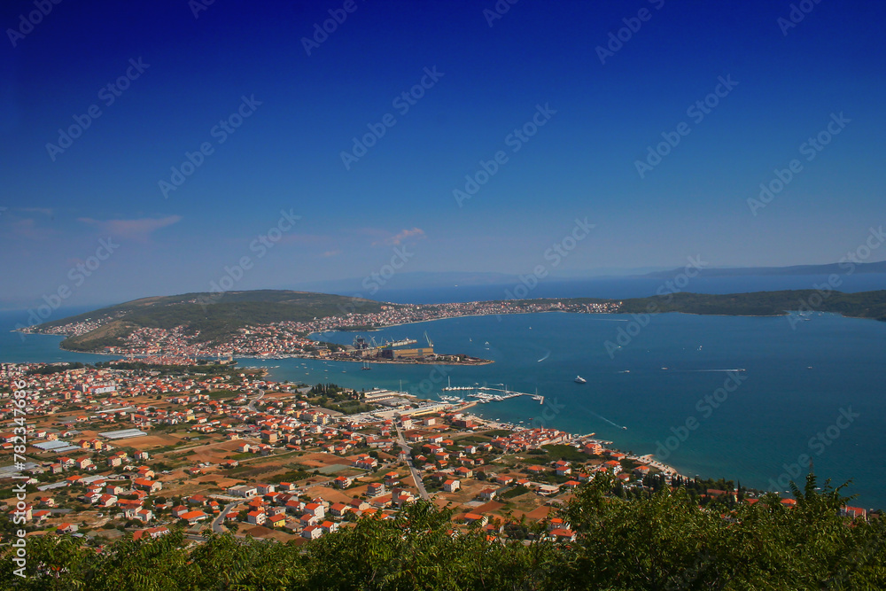 Croatia, a landscape with a view of water and port