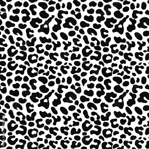  Abstract leopard seamless print vector illustration design of leopard cat  modern spot animal skin
