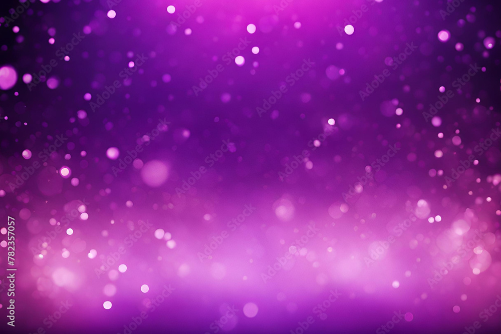 Purple bokeh , a normal simple grainy noise grungy empty space or spray texture , a rough abstract retro vibe shine bright light and glow background template color gradient