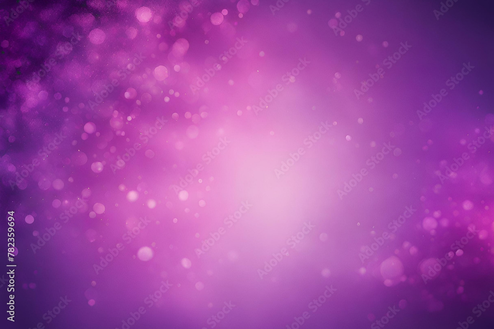 Purple bokeh , a normal simple grainy noise grungy empty space or spray texture , a rough abstract retro vibe shine bright light and glow background template color gradient