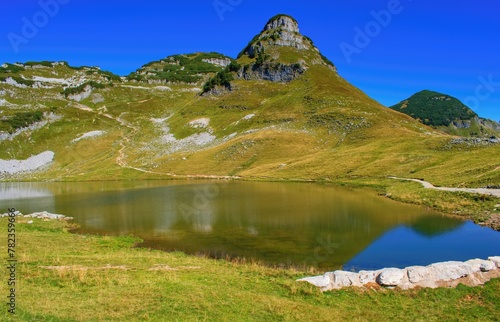 Augstsee lake view, Loser hiking area, Austrian Alp