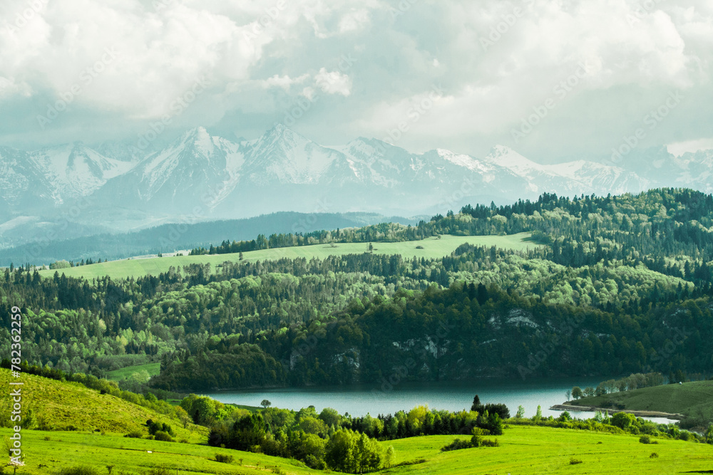 Widok na góry Tatry - Kluszkowce | View of the Tatra Mountains - Kluszkowce Widok na góry Tatry - Kluszkowce | View of the Tatra Mountains - Kluszkowce