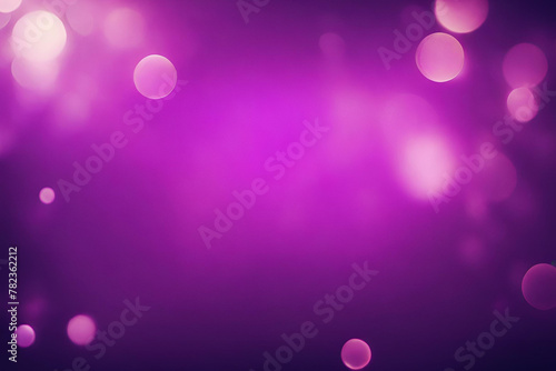 Purple bokeh , a normal simple grainy noise grungy empty space or spray texture , a rough abstract retro vibe shine bright light and glow background template color gradient photo