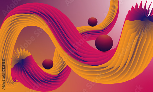 Colorful abstract fluid background .