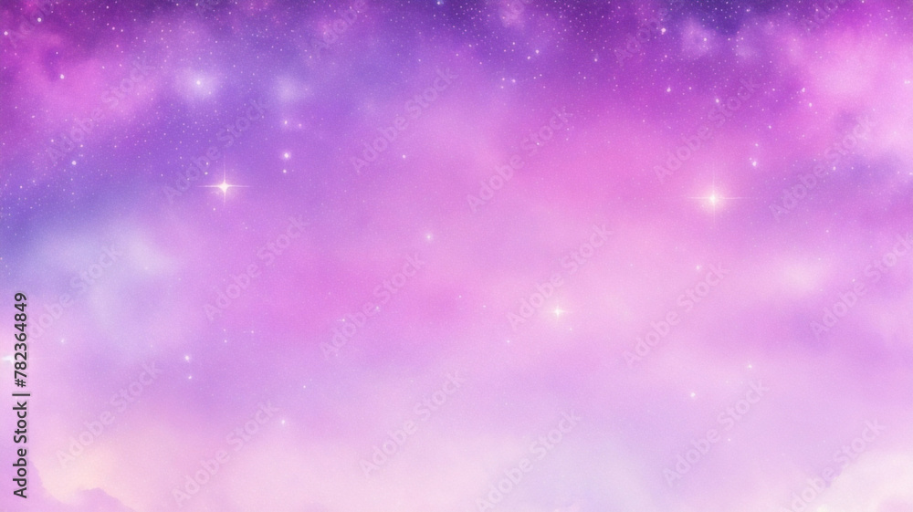 Kawaii Fantasy Pastel Colorful Sky with Clouds and Stars Background in Paper Cut and Paste Style Kawaii Fantasy Pastel Colorful Sky with Clouds and Stars Background in Paper Cut and Paste Style