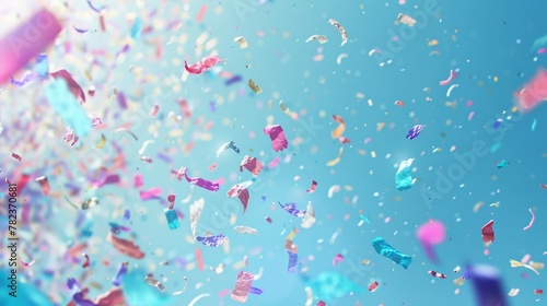 A Sky of Floating Confetti