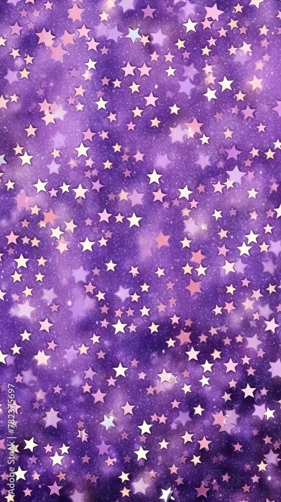 Mesmerizing Starry Sky in Lavender Hues Generative AI Mesmerizing Starry Sky in Lavender Hues Generative AI