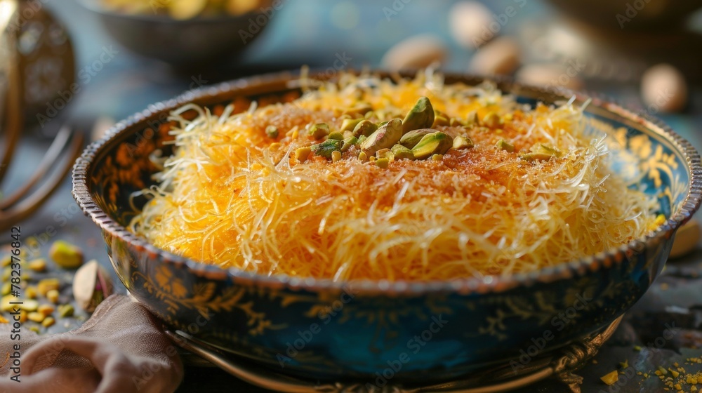 Israeli cuisine, Kanafeh. Israeli cuisine, Kanafeh.
