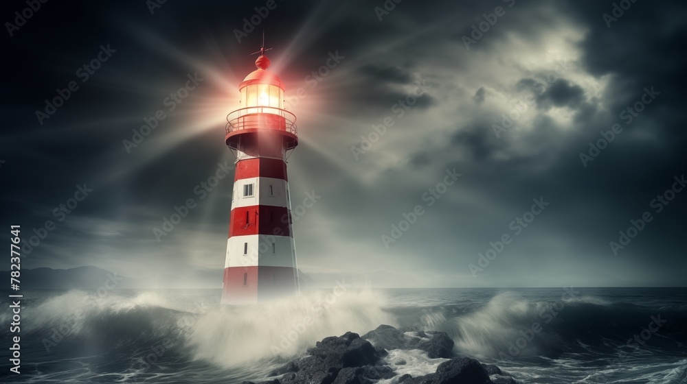 sea lighthouse emits crucial emergency flare signals, serving as vital distress signals to summon assistance during maritime emergencies.
