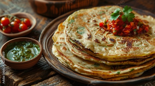 Israeli cuisine, Malawach pancakes photo