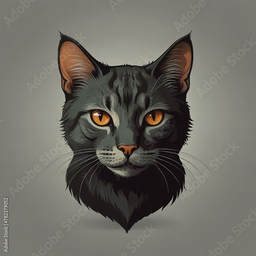 black and white cat