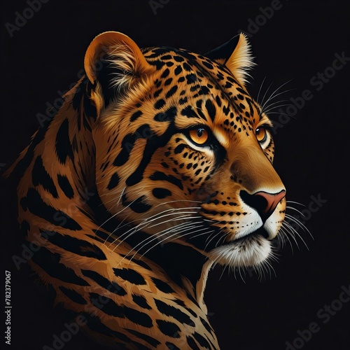 portrait of a leopard