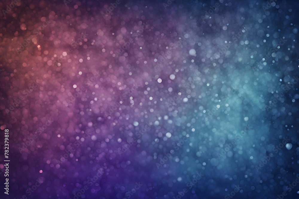 Indigo Blue bokeh , a normal simple grainy noise grungy empty space or spray texture , a rough abstract retro vibe shine bright light and glow background template color gradient