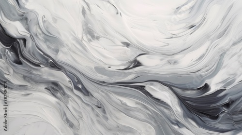 Abstract Gray and White Painting Texture Generative AI © AlexandraRooss