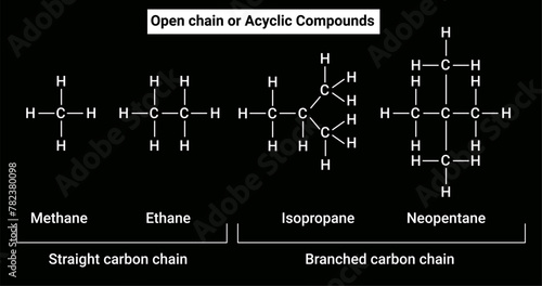 Examples of Open chain or Acyclic Compounds photo
