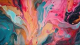 Expressive Pastel Abstract Painting Generative AI